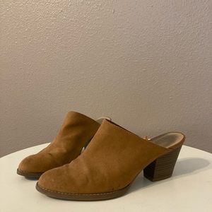 Suede Mules